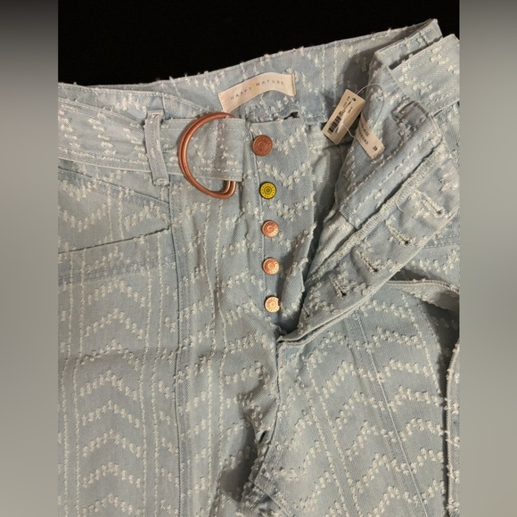 Happy × Nature Ultra High Rise Seamed Jeans Swiss Dot Straight Leg Size … - Picture 11 of 13